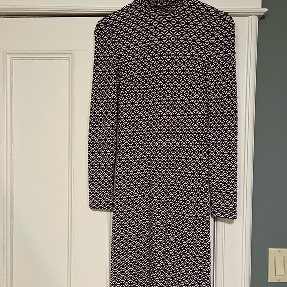 Topshop high neckline patterned dress size 6 - Picture 4 of 5